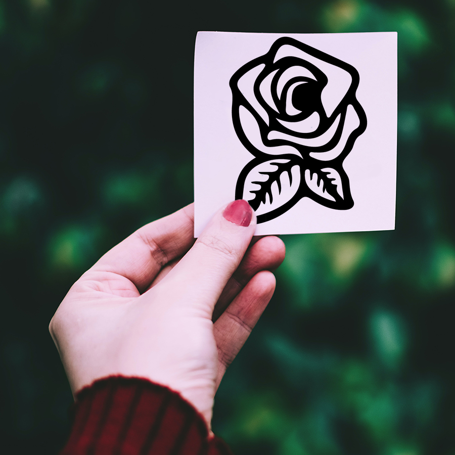 Adesivo Romantico Rosa