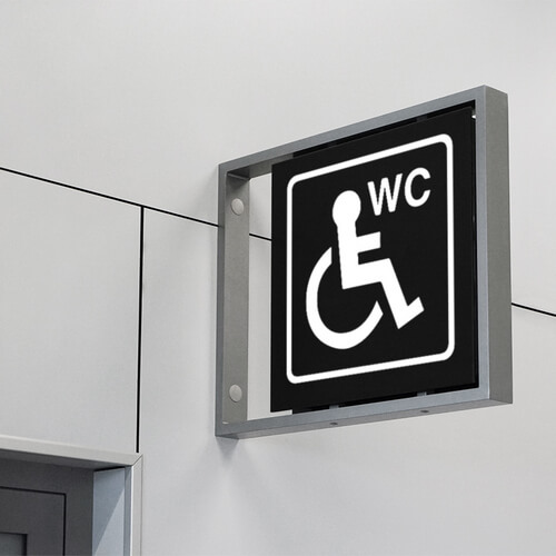 Adesivo WC Accessibile