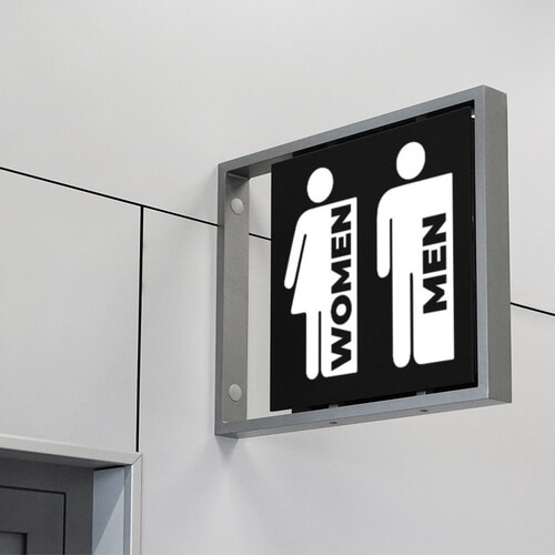 Adesivo Toilet - Women Men