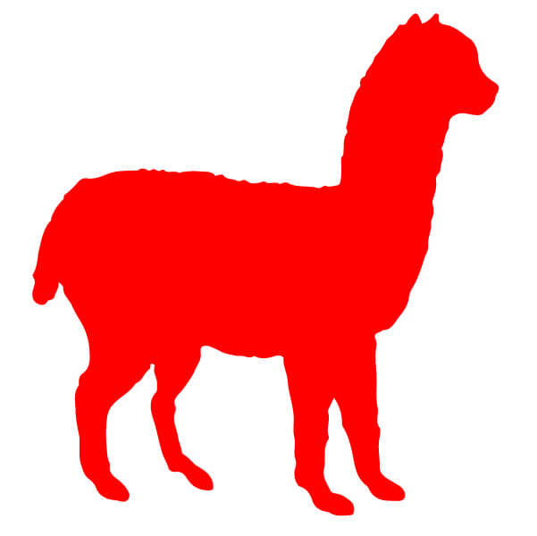 Adesivo Lama - Alpaca