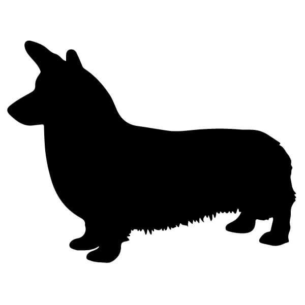 Adesivo Cane Welsh Corgi