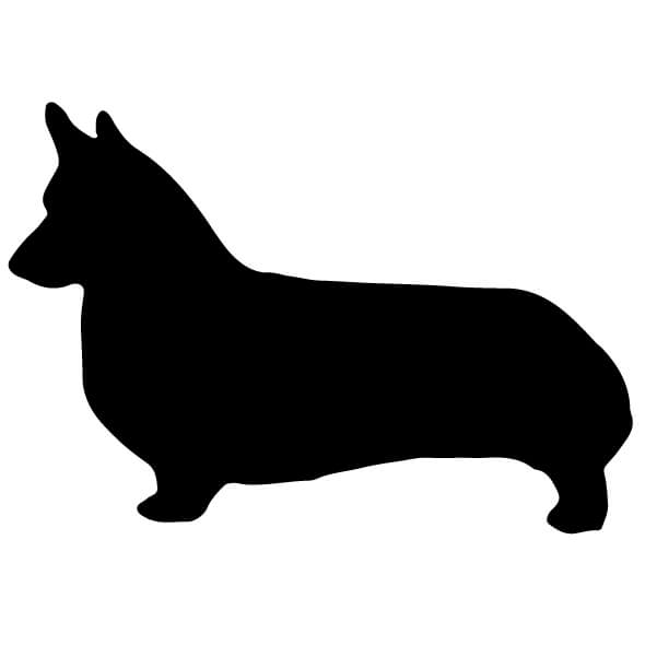 Adesivo Cane Welsh Corgi