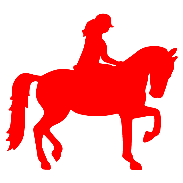 Adesivo Equitazione Cavallo