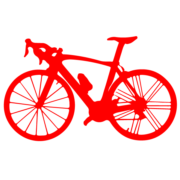 Vetrofanie per Negozi - Sport - Adesivo Bici Bicicletta da Corsa