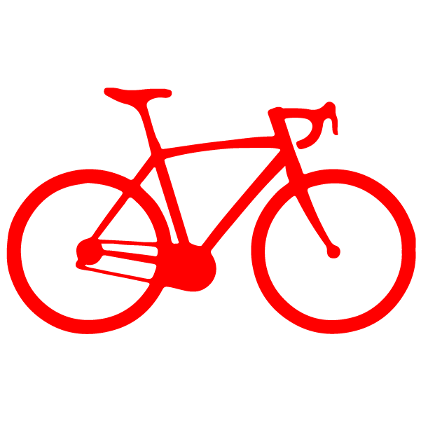 Vetrofanie per Negozi - Sport - Adesivo Bici Bicicletta da Corsa