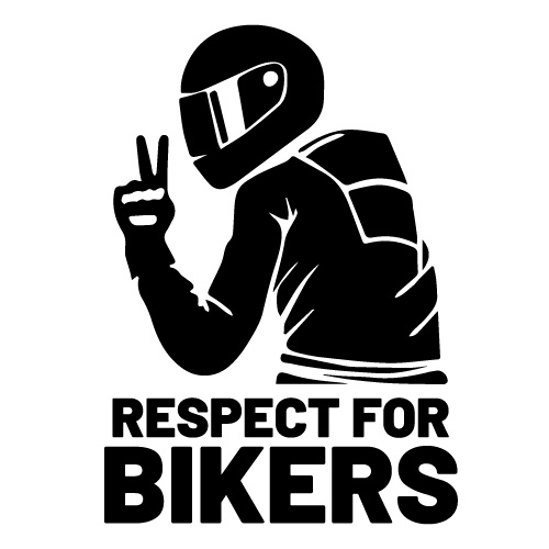 Adesivo Respect for Bikers