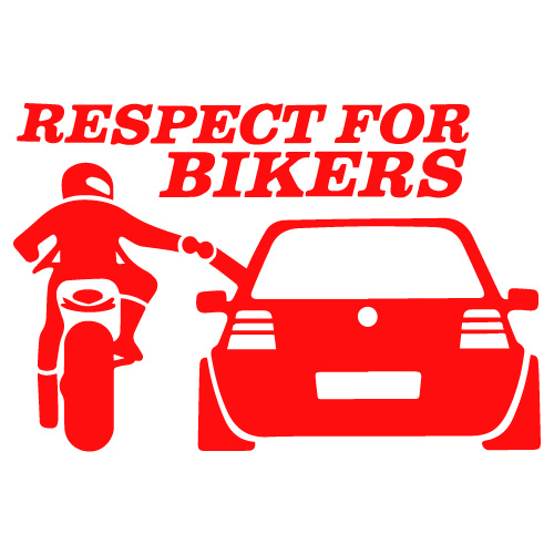 Adesivo Respect for Bikers