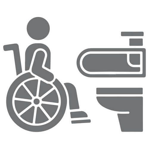 Adesivo Toilet - Accessibilità