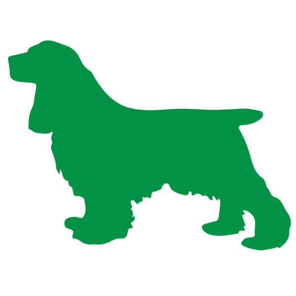 Cocker Pets - Adesivo Murales In Vinile Per Frigorifero - Formato A4 - Decorazione Cucina Divertente