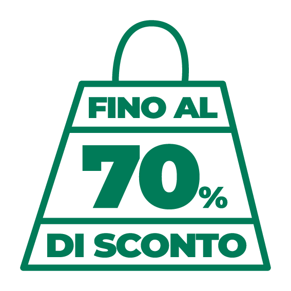 Fino al 70% di Sconto