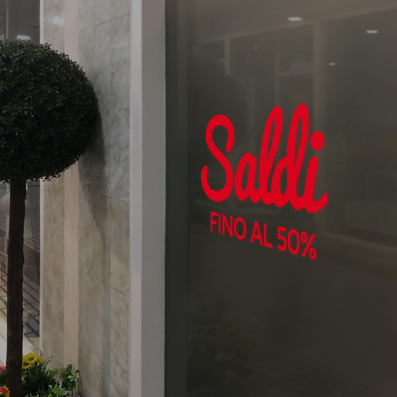 Saldi fino al 50 %