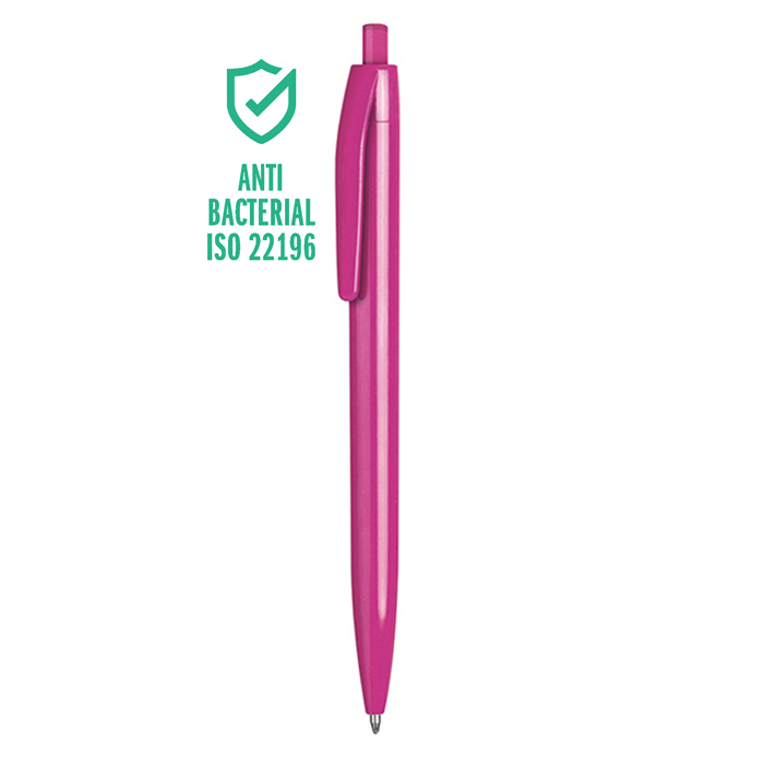 Penna in plastica personalizzabile colore Fucsia