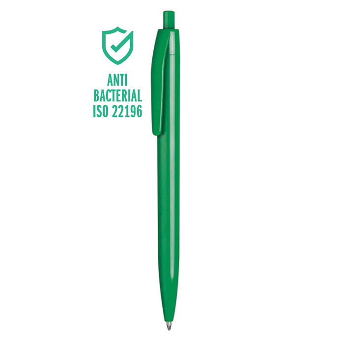 Penna in plastica personalizzabile colore Verde