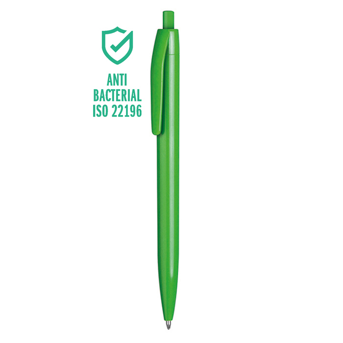 Penna in plastica personalizzabile colore Verde Lime
